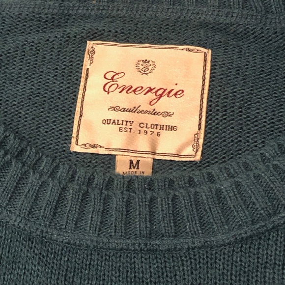 Medium Blue Energie Knit Sweater - Picture 2 of 7